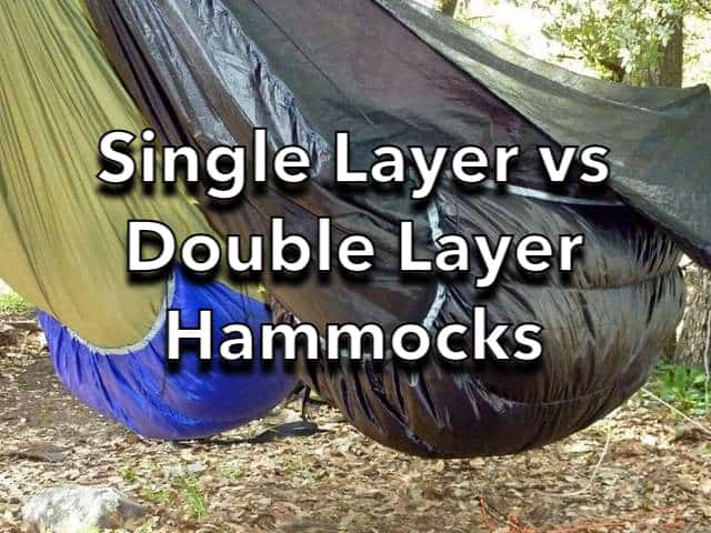 Double Layered Hammock Vs Single Layered